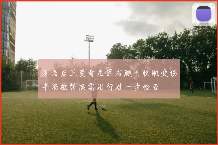 罗马后卫曼奇尼因右腿内收肌受伤半场被替换需进行进一步检查